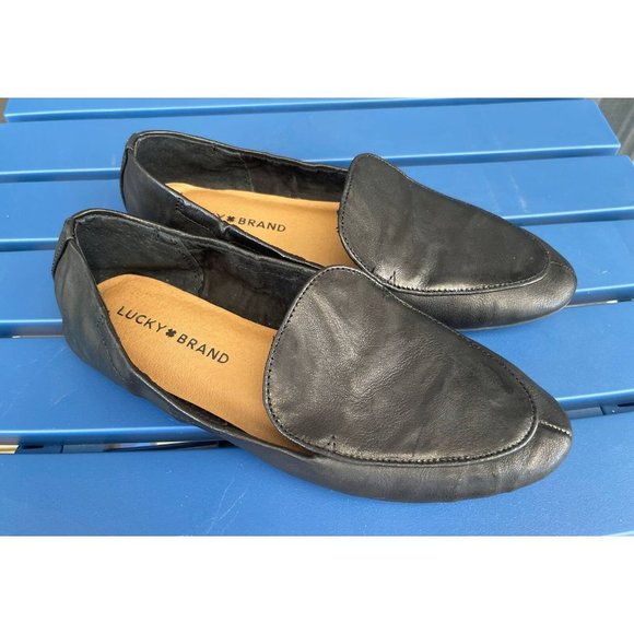 LUCKY BRAND LK-BELLANA Black Flat Close Toe Women’s Size 6.5 - Picture 1 of 6